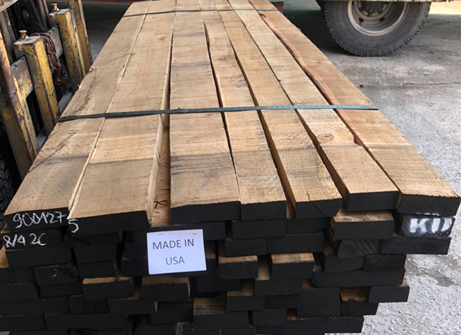 Gỗ sồi trắng (white oak lumber) nhập khẩu